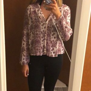 flowy peasant top